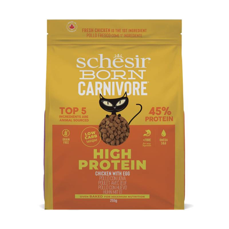 Schesir Born Carnivore High Protein Huhn mit Ei - 255 g von Schesir