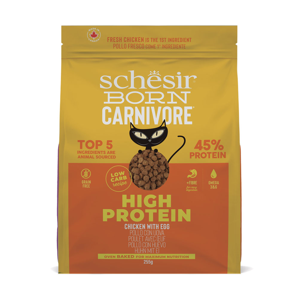 Schesir Born Carnivore High Protein Huhn mit Ei - Sparpaket: 2 x 255 g von Schesir