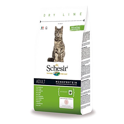 Schesir Cat Adult Maintenance Lamm, Katzenfutter trocken für Erwachsene Katzen, Trockenfutter im Beutel, 1er Pack (1 x 400 g) von Schesir