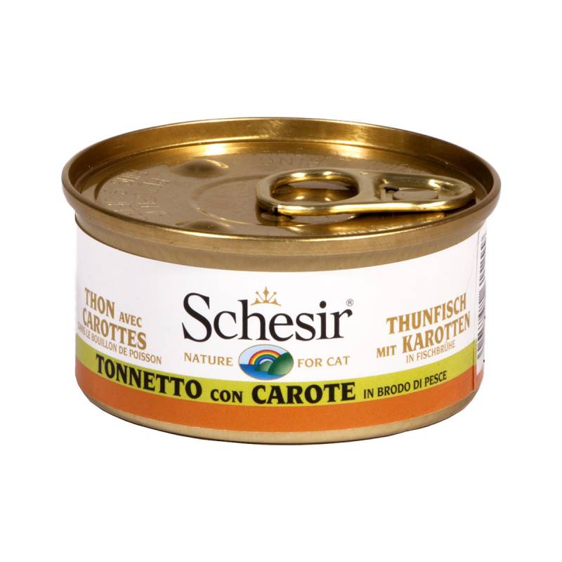 Schesir Cat Brühe Thunfisch & Karotten 24x70g von Schesir