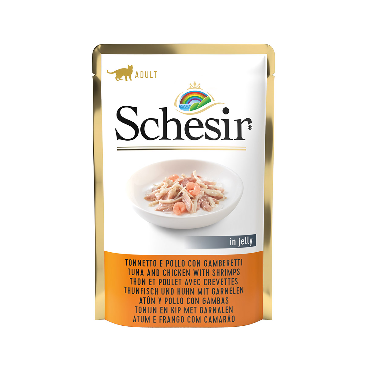 Schesir Cat Thunfisch, Huhn & Garnelen 20x85g von Schesir