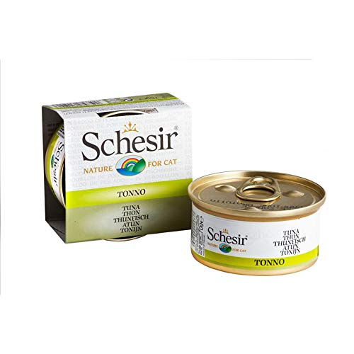 Schesir Cat in Brühe mit Thunfisch | 24x 70g Katzenfutter von Schesir