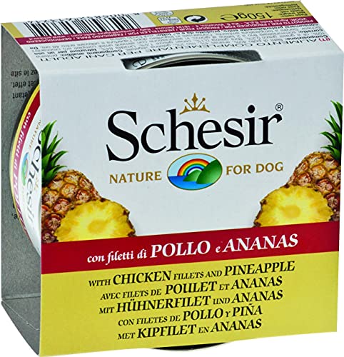 Schesir Dog Huhn m.Ananas150gD von Schesir