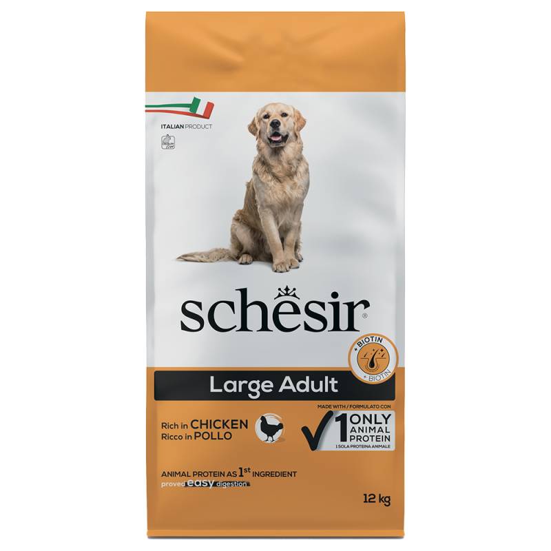 Schesir Dog Large Adult mit Huhn - 12 kg von Schesir