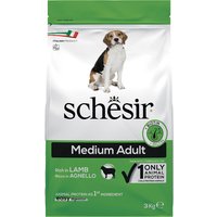 Schesir Dog Medium Adult mit Lamm - 2 x 3 kg von Schesir