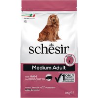 Schesir Dog Medium Adult mit Schinken - 2 x 3 kg von Schesir