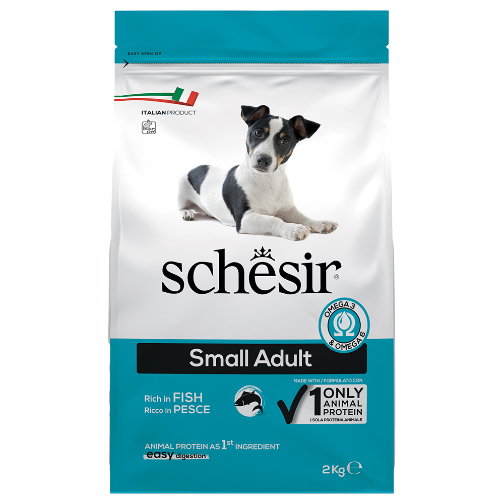 Schesir Dog Small Adult mit Fisch - 2 kg von Schesir