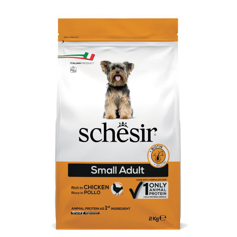 Schesir Dog Small Adult mit Huhn - 2 kg von Schesir