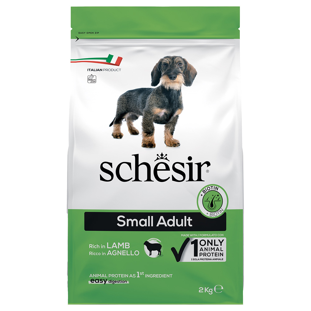 Schesir Dog Small Adult mit Lamm - 2 kg von Schesir