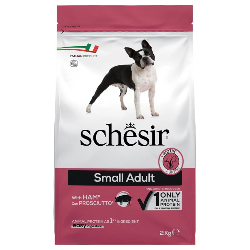 Schesir Dog Small Adult mit Schinken - 2 kg von Schesir