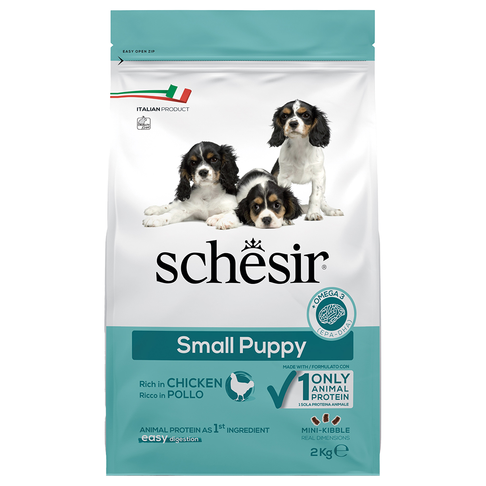 Schesir Dog Small Puppy mit Huhn - 2 kg von Schesir