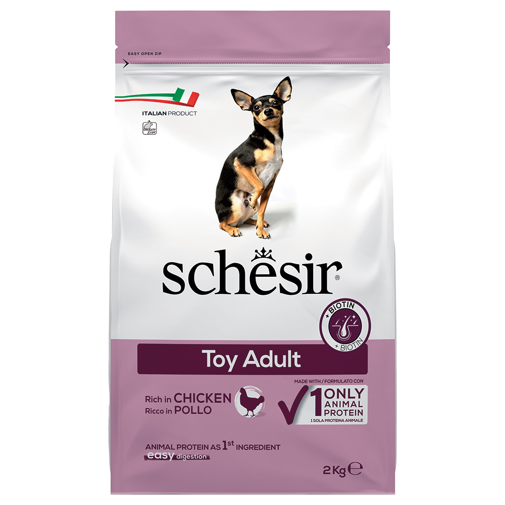 Schesir Dog Toy Adult mit Huhn - 2 kg von Schesir