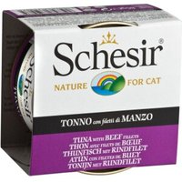 Schesir Gelee 24x85g Thunfisch mit Rinderfilet von Schesir