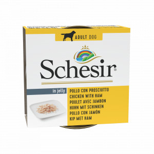 Schesir Huhn mit Schinken Hunde-Nassfutter 2 Paletten (20 x 150 g) von Schesir