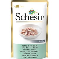 Schesir Jelly Pouch 6 x 85 g - Thunfisch mit Goldbrasse von Schesir