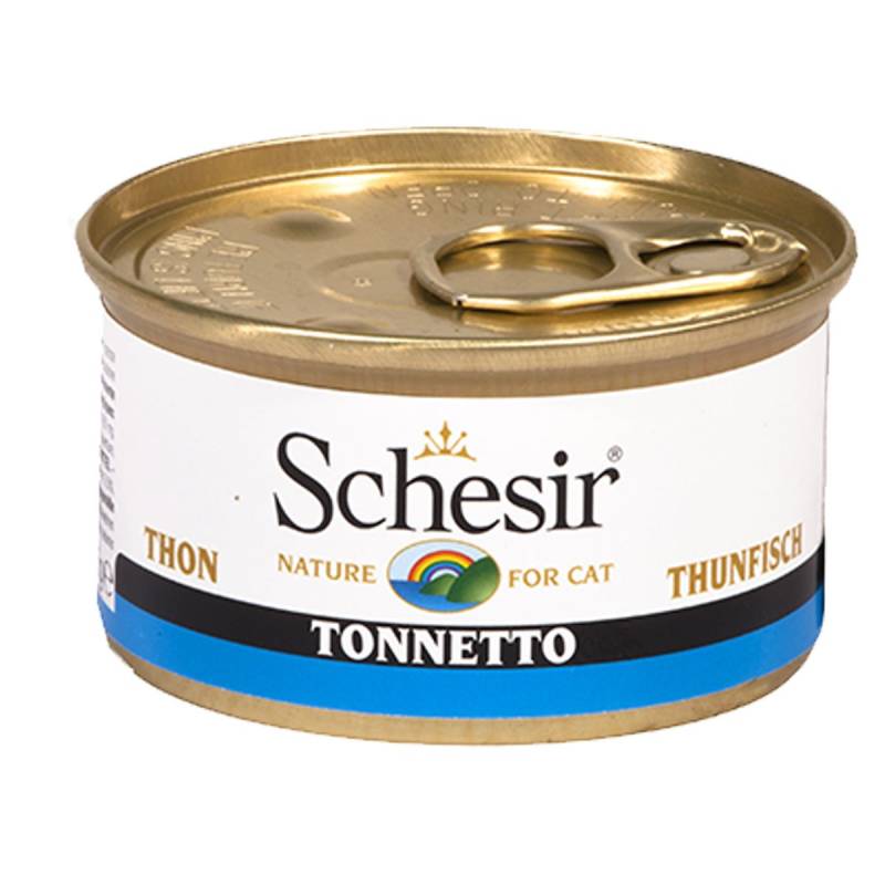 Schesir Katzenfutter Thunfisch in Gelee 24x85g von Schesir