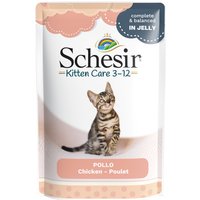 Schesir Kitten Pouch 6 x 85 g - Hühnerfilet von Schesir