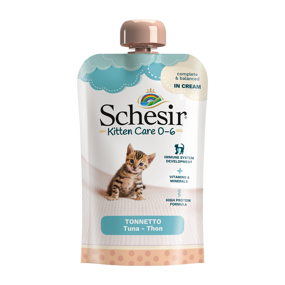 Schesir Kitten in Cream 10 x 150 g - Thunfisch von Schesir