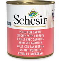 Schesir Nassfutter 6 x 285 g  - Huhn mit Karotten von Schesir