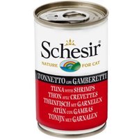 Schesir Natural 24x140g Thunfisch mit Garnelen von Schesir