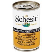 Schesir Natural 24x140g Thunfisch mit Sardinen von Schesir