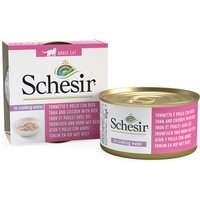 Schesir Natural mit Reis 6 x 85 g - Hühnerfilet & Rinderfilet und Reis von Schesir