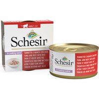 Schesir Natural mit Reis 6 x 85 g - Thunfisch & Rinderfilet und Reis von Schesir