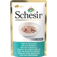 Schesir Pouch Katzenfutter 6 x 85 g - Thunfisch mit kleinen Sardellen von Schesir