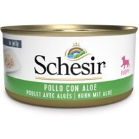 Schesir Puppy 18x150g Huhn mit Aloe von Schesir