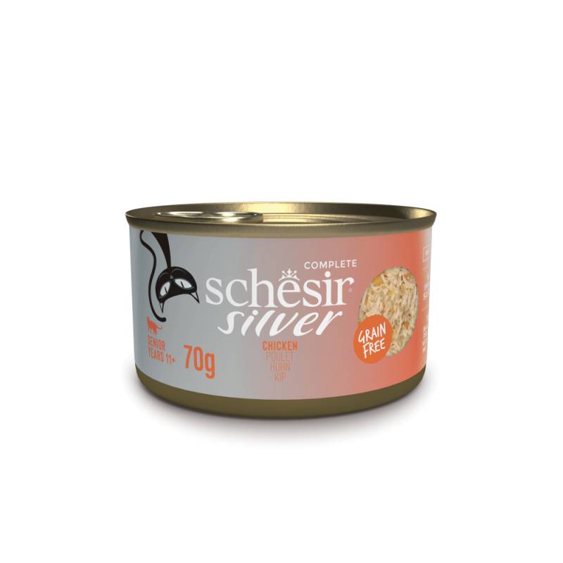 Schesir Silver Senior 12 x 70 g - Huhn von Schesir