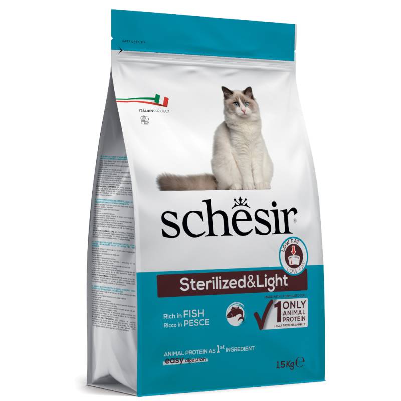 Schesir Sterilized mit Fisch - 1,5 kg von Schesir