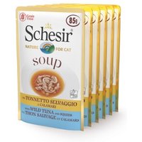 Schesir Suppe 6x85g Thunfisch mit Tintenfisch von Schesir