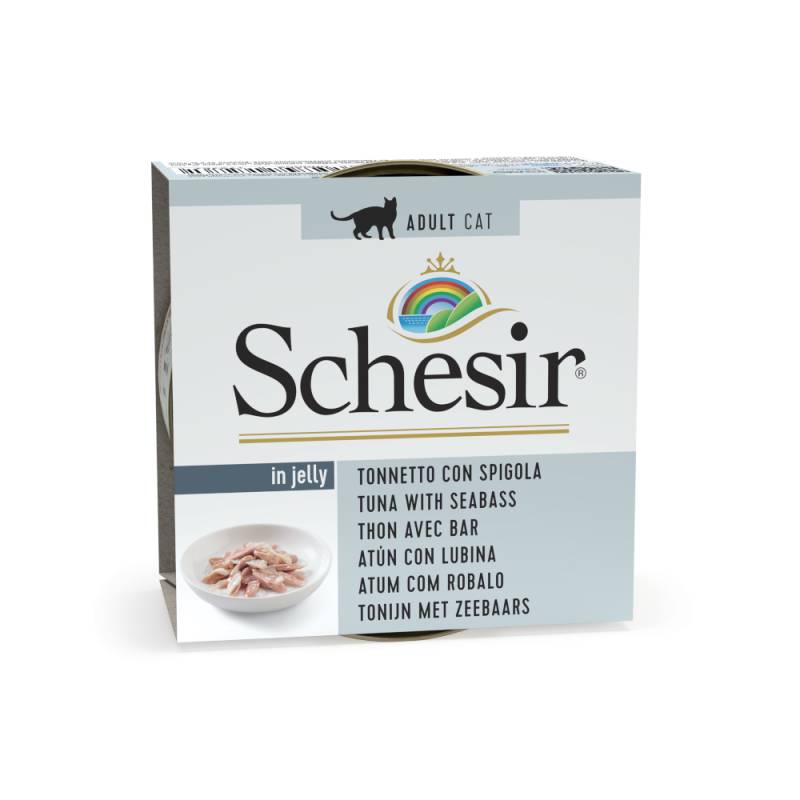 Schesir Thunfisch in Gelee 6 x 85 g - Thunfisch mit Seebarsch von Schesir