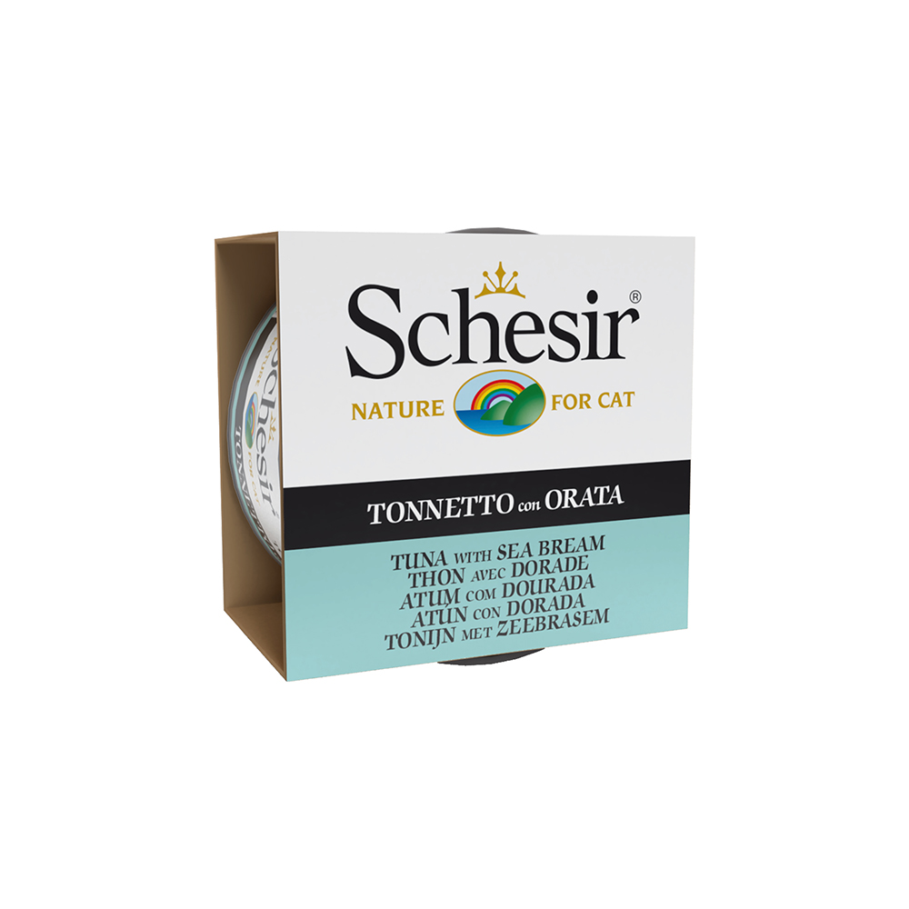 Schesir Tuna in Gelee 6 x 85 g - Thunfisch mit Seebrasse von Schesir