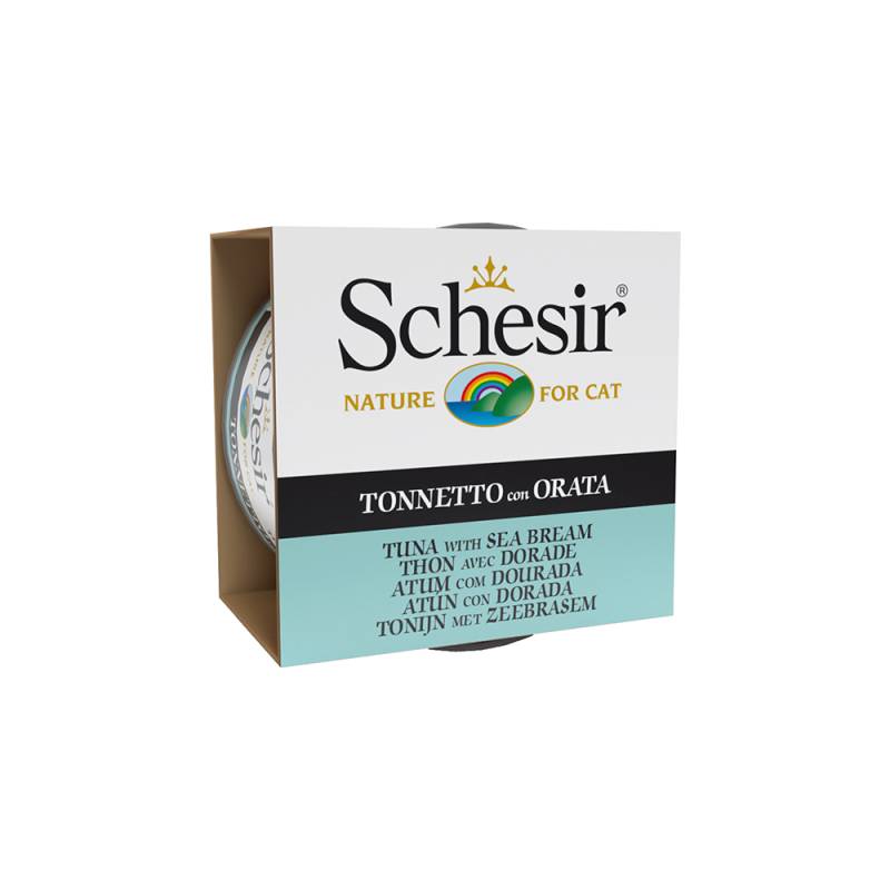 Schesir Thunfisch in Gelee 6 x 85 g - Thunfisch mit Seebrasse von Schesir