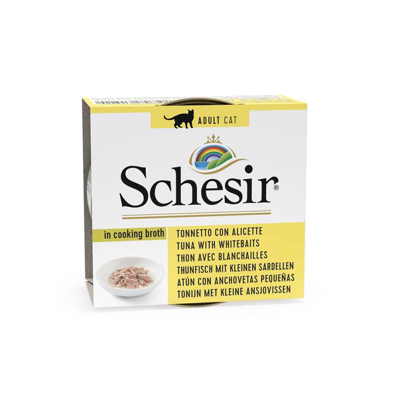 Schesir in Brühe 6 x 70 g - Thunfisch mit kleinen Sardellen von Schesir