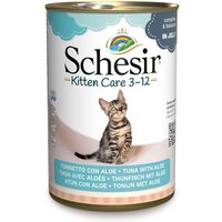 Schesir in Gelee 6 x 140 g - Kitten Thunfisch mit Aloe von Schesir