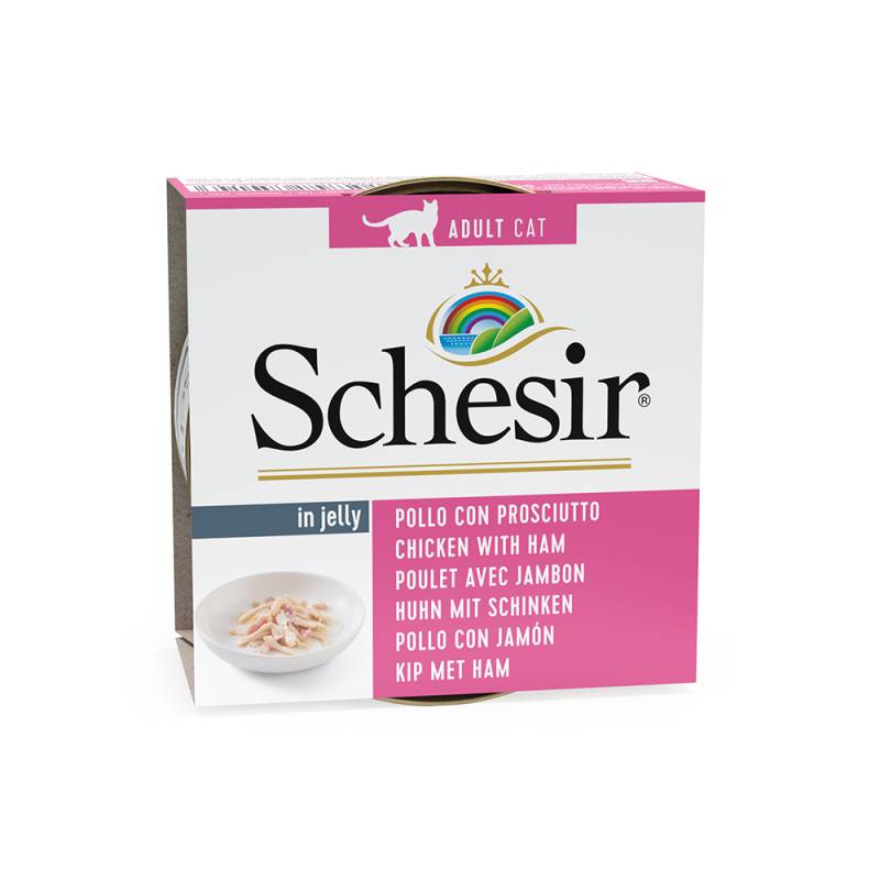 Schesir in Gelee 6 x 85 g - Hühnerfilet mit Schinken von Schesir