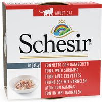 Schesir in Gelee 6 x 85 g - Thunfisch mit Garnelen von Schesir