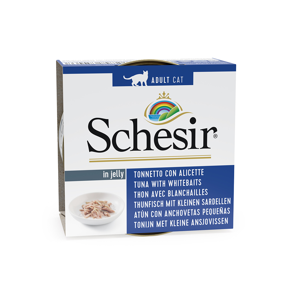 Schesir in Gelee 6 x 85 g - Thunfisch mit kleinen Sardellen von Schesir