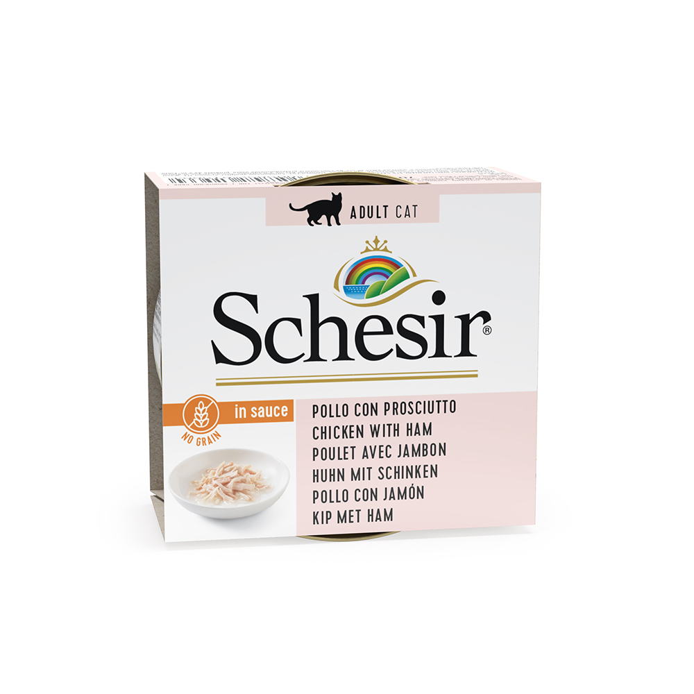 Schesir in natürlicher Sauce 6 x 70 g - Huhn mit Schinken von Schesir