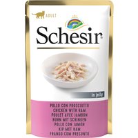 Sparpaket Schesir Jelly Pouch 24 x 85 g - Hühnerfilet mit Schinken von Schesir