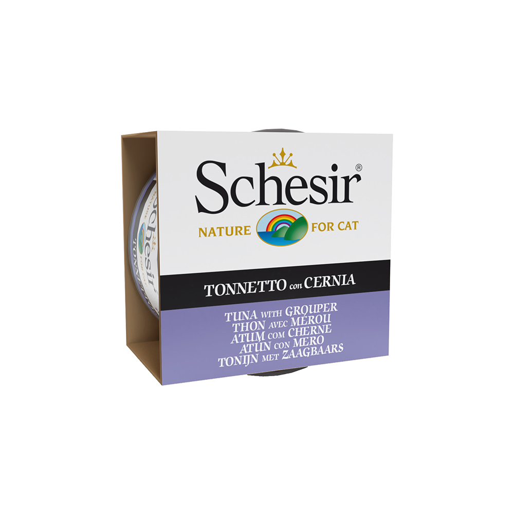 Sparpaket Schesir Tuna in Gelee 24 x 85 g - Thunfisch mit Zackenbarsch von Schesir