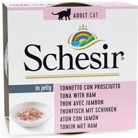 Sparpaket Schesir in Gelee 24 x 85 g - Thunfisch mit Schinken von Schesir