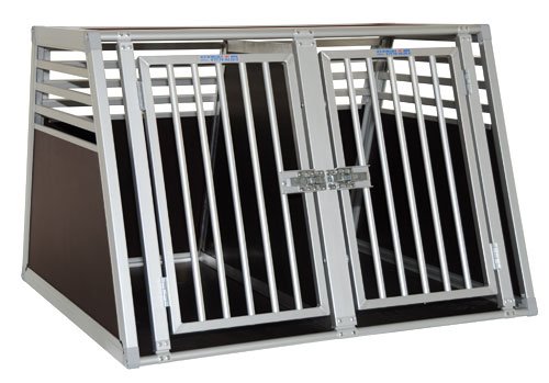 Schmidt-Box Hundebox Doppelbox ALU UMD 95/83/68 GROSS von Schmidt-Box