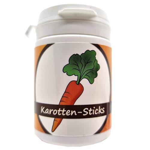 50g Futter Sticks (Karotten) für Garnelen in Schraubdose/Welse, Krebse, Schnecken, Pellets von Schmitt Aquaristik