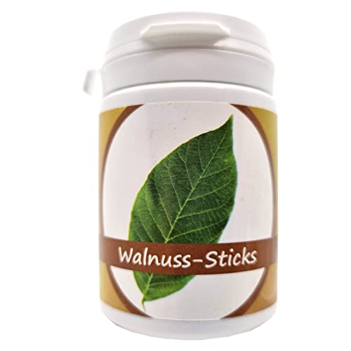 50g Futter Sticks für Garnelen in Schraubdose / 15 Sorten verfügbar/Welse, Krebse, Schnecken (Walnussblätter) von Schmitt Aquaristik