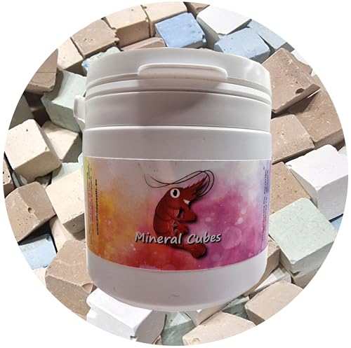 Schmitt Aquaristik Mineral Cubes Mix / 120 Stück - Garnelen, Krebse & Schnecken - Aquarium Aufbereiter - Vitalität & Pracht für Wirbellose von Schmitt Aquaristik