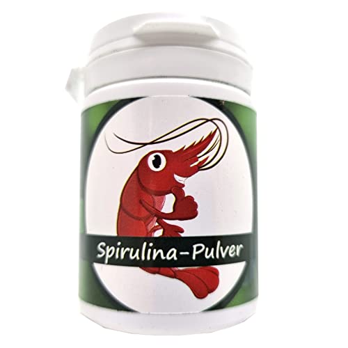 ShrimpTastic Spirulina Pulver 75ml, Aufzuchtfutter Futter Spirulinapulver von Schmitt Aquaristik