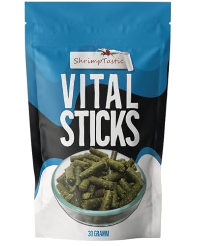 Vital-Sticks (30g) für Garnelen, Welse, Krebse, Schnecken, Wirbellose von Schmitt Aquaristik